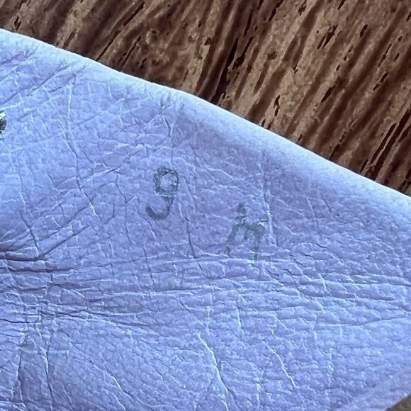 Stuart Weitzman Mule Heel Purple Lavender Open Toe Slip On Shoe Size 9M - Picture 7 of 8